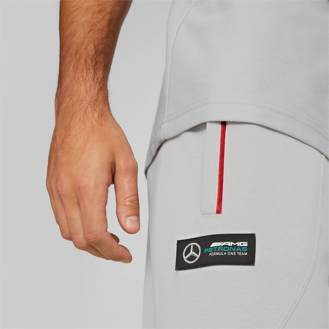 Pantalon Puma Mercedes-AMG - Gris/Rougea â Image 2