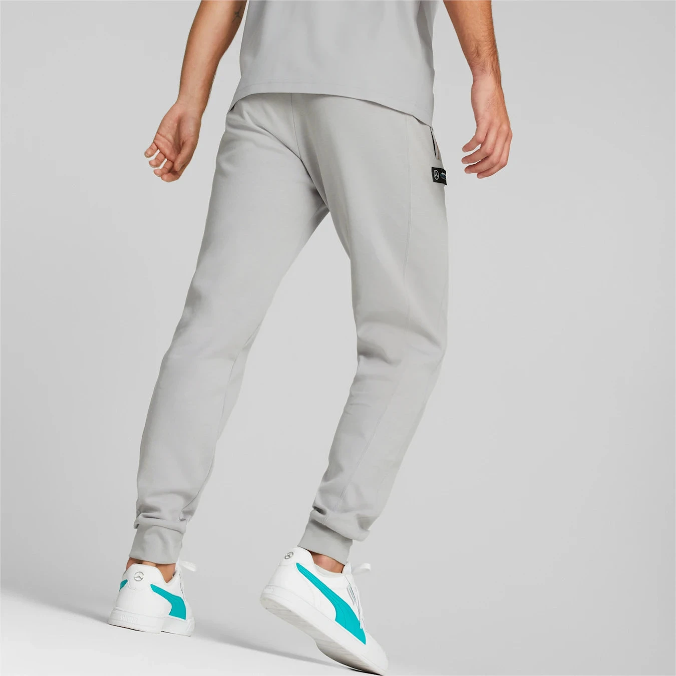 Pantalon Puma Mercedes-AMG - Gris/Rougea â Image 4