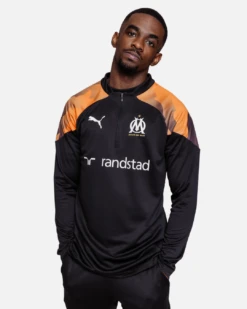 Haut D'entrainement OM 2023/2024 - Noir/Orange