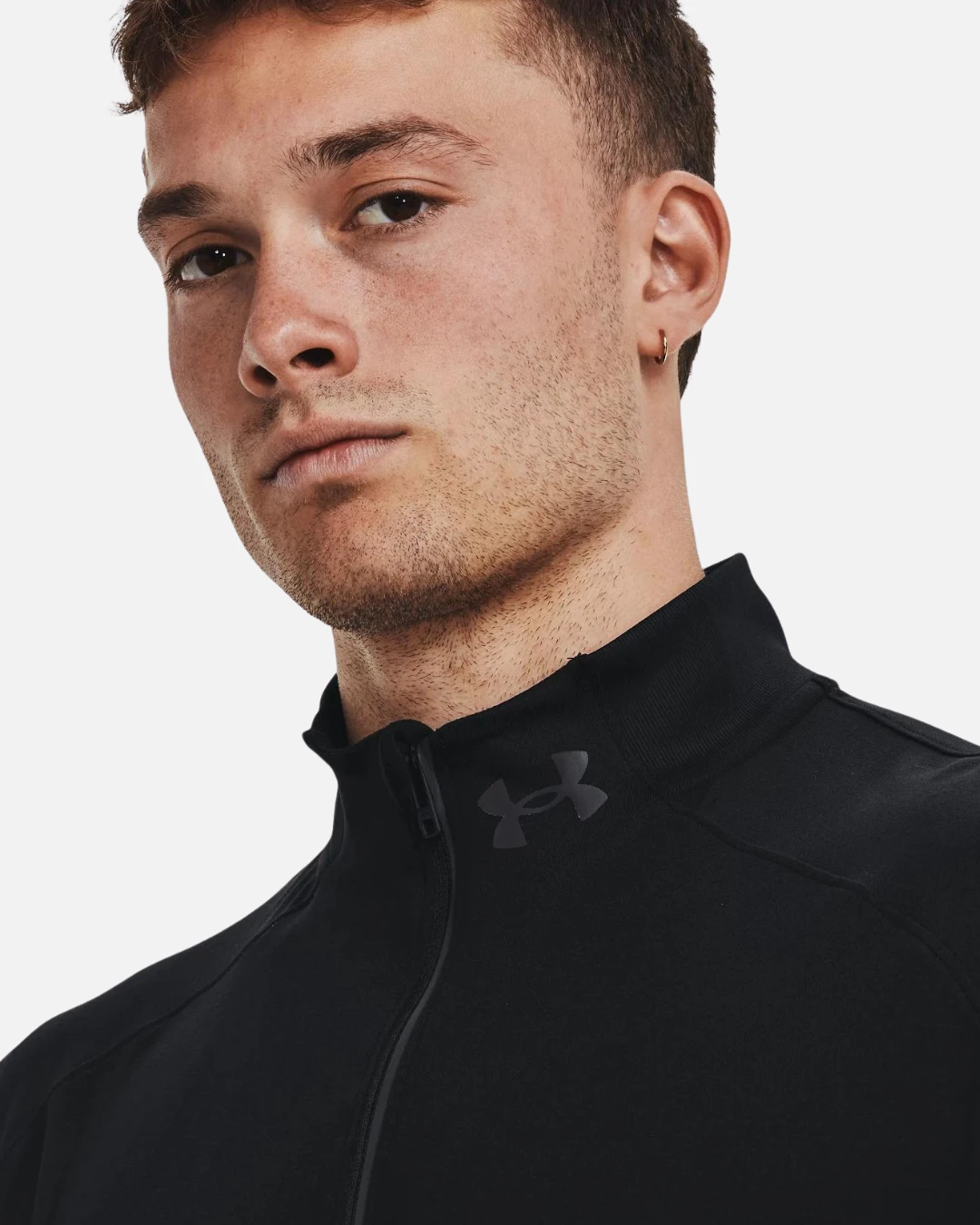 Haut Under Armour Qualifier Run - Noir â Image 4