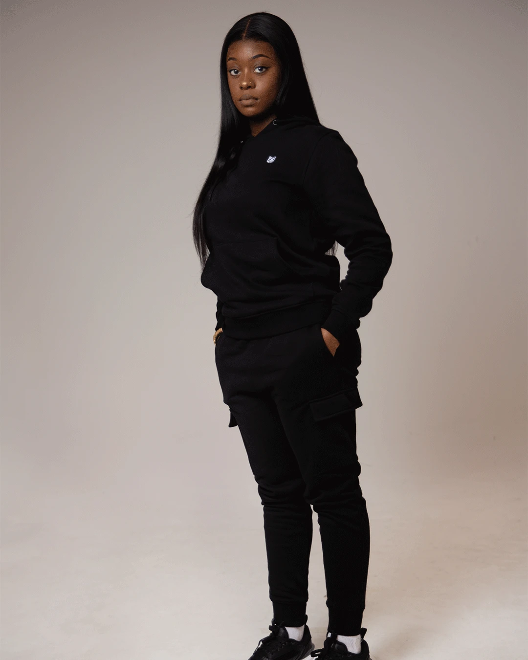 Pantalon FK Cargo - Noir â Image 2