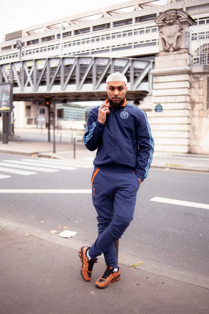 Pantalon D'entrainement New York City FC 2022/2023 - Bleu/Orange â Image 2