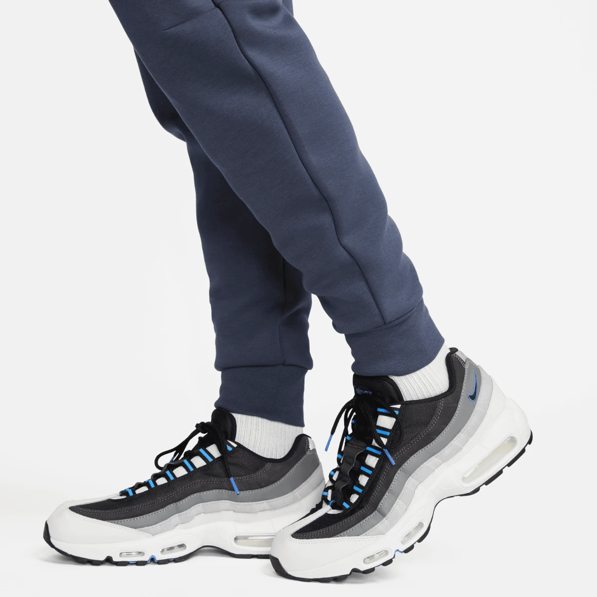 Pantalon Jogging Nike Sportswear Tech Fleece - Bleu/Noira â Image 4