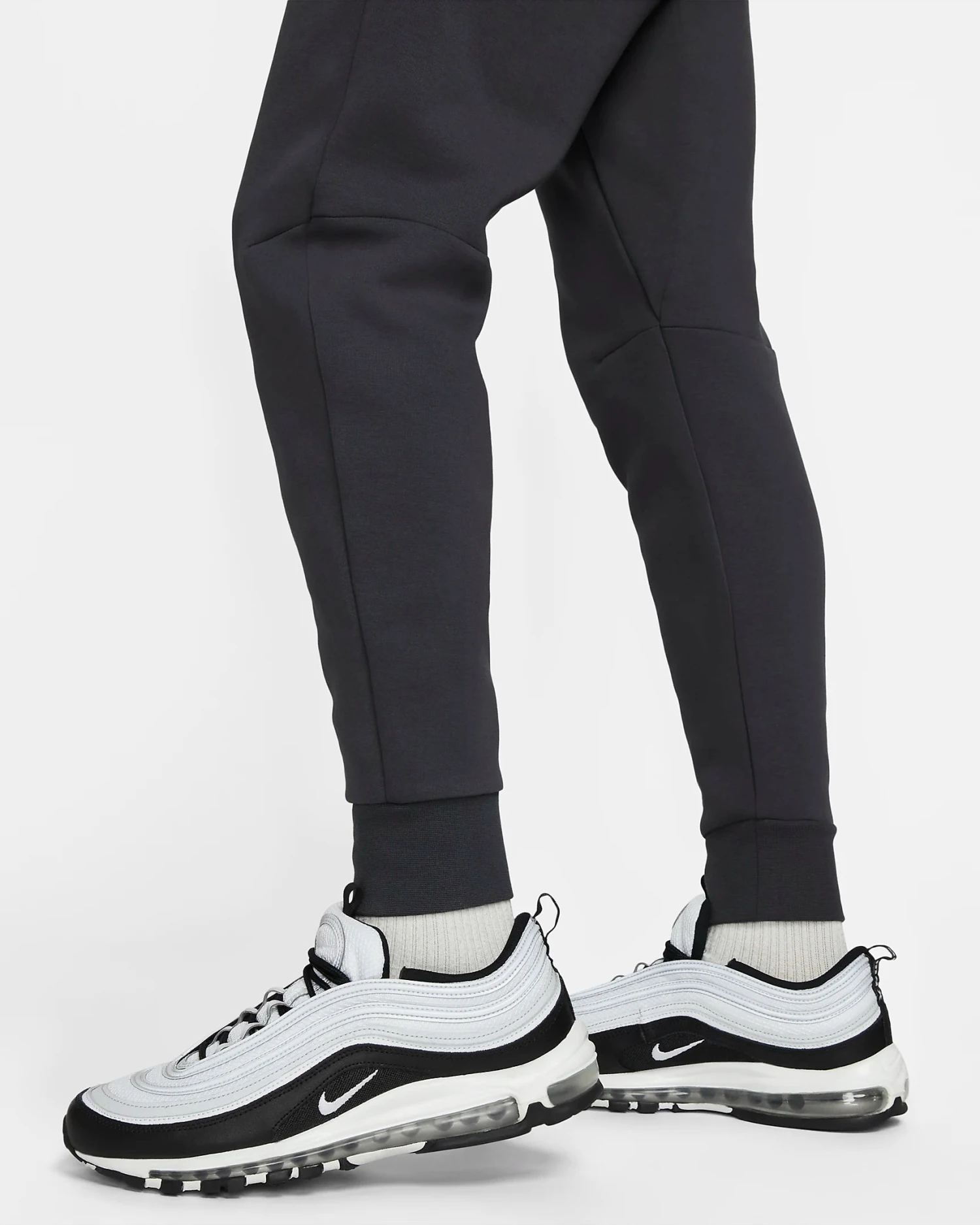 Pantalon Jogging Nike Sportswear Tech Fleece - Gris/Verta â Image 5