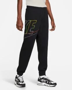 Pantalon Nike Club Fleece+ - Noir/Rouge/Bleua
