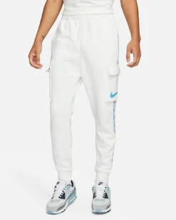 Pantalon Nike Sportswear Repeat - Blanc/Bleu/Grisa