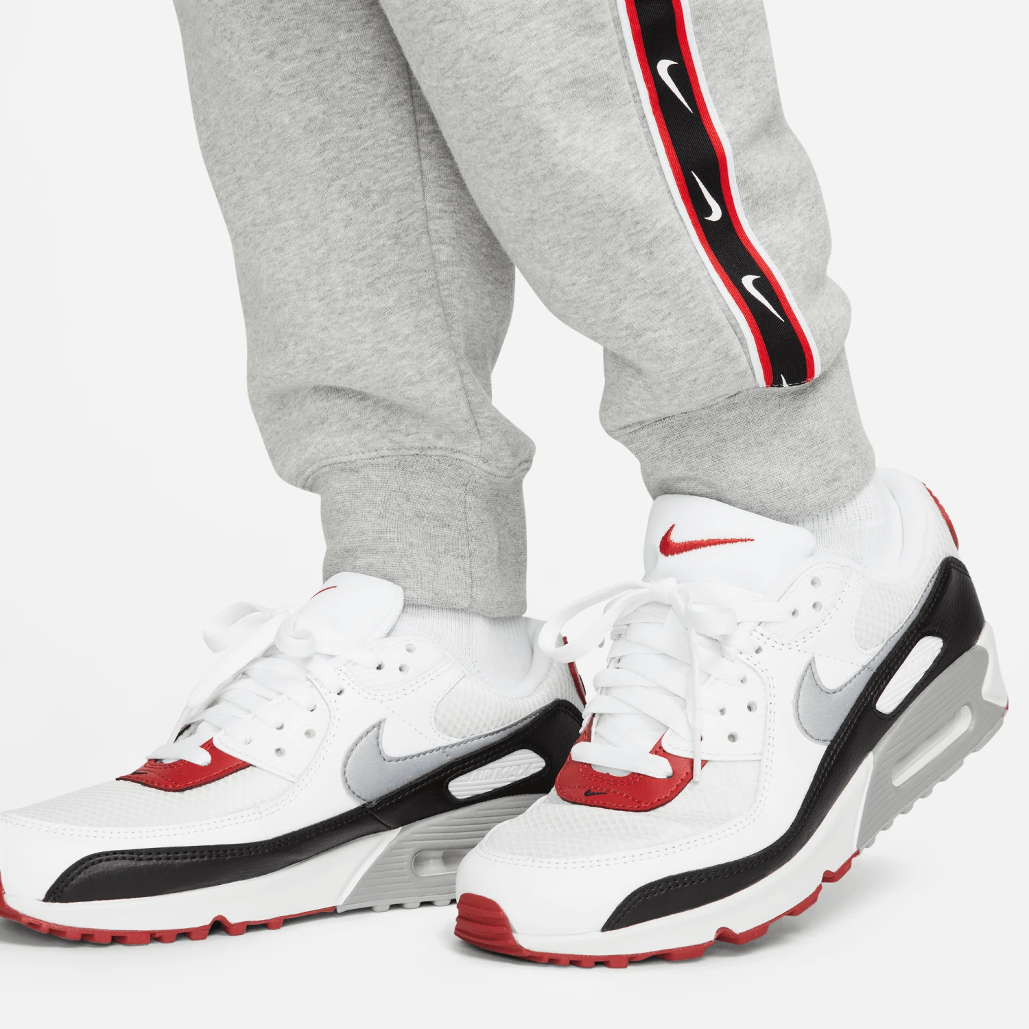 Pantalon Nike Sportswear Repeat - Gris/Noir/Rougea â Image 7