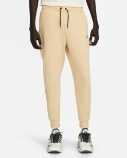 Pantalon Jogging Nike Tech Fleece - Beige/Bleua