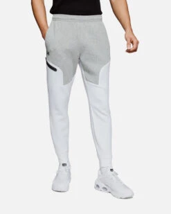 Pantalon Under Armour Unstoppable Fleece - Gris/Blanc