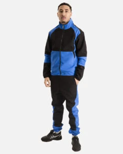 Survêtement ADJ -Noir/Bleu