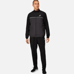 Survêtement Asics Match Suit - Noir/Gris