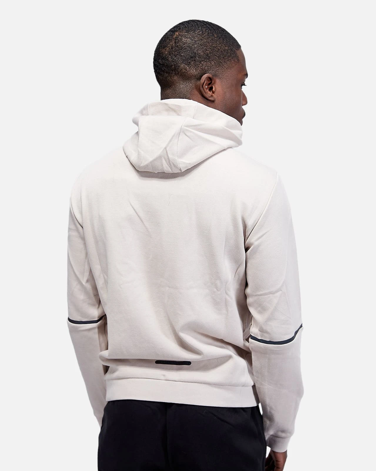 SurvĂȘtement EA7 Tracksuit Hoodie Ventus 7 - Beige/Noira â Image 3