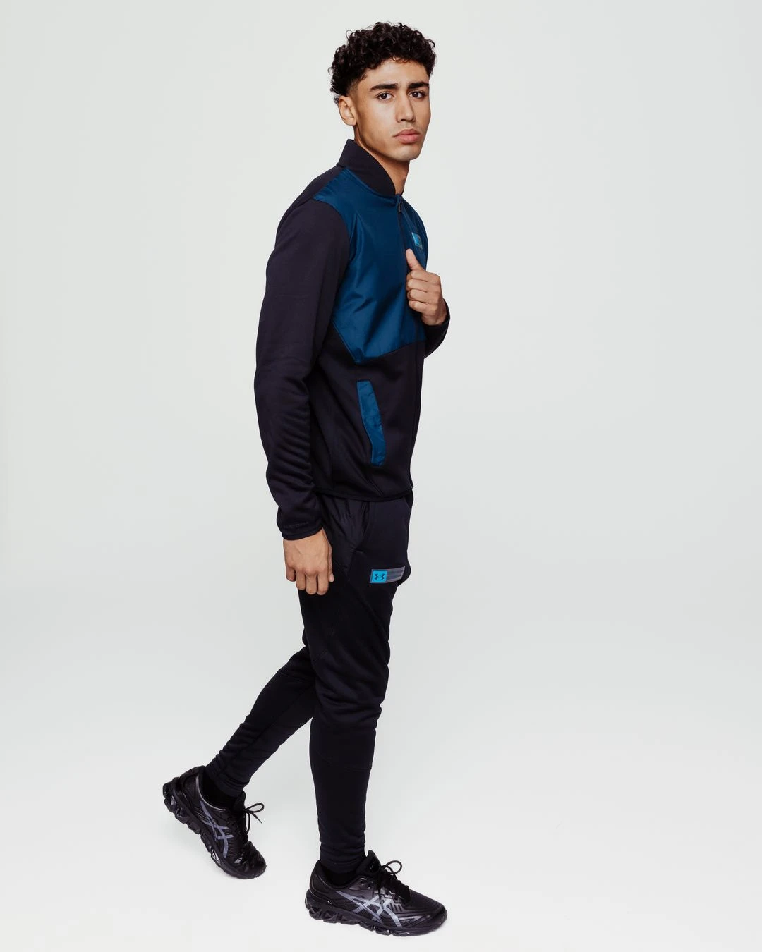 SurvĂȘtement Under Armour Fleece Storm - Bleu/Noir â Image 2