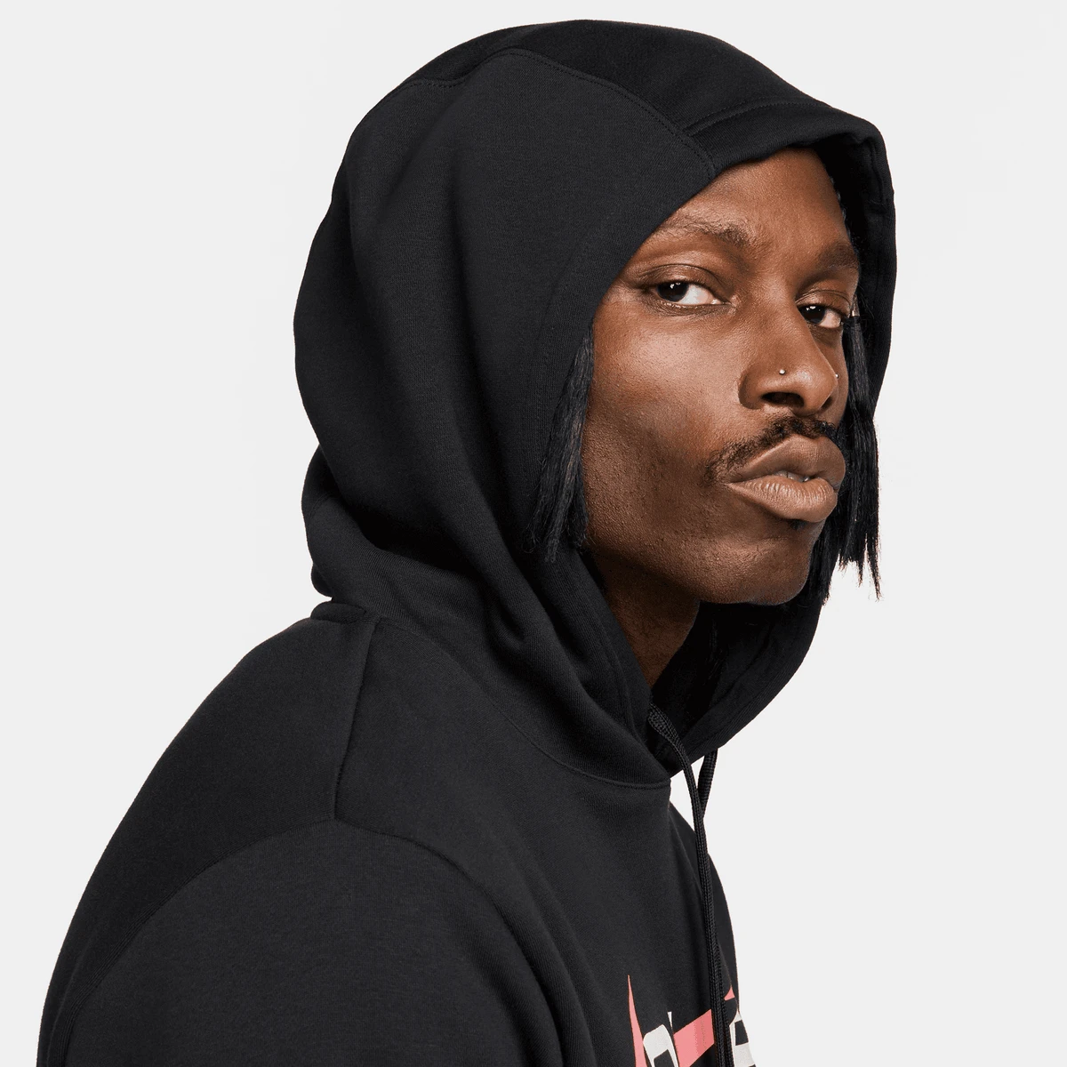 Sweat Ă Capuche Nike Air - Noir/Rougea â Image 5