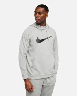 Sweat A Capuche Nike Dry Graphic - Gris/Noira