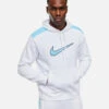 Sweat A Capuche Nike Sportswear - Blanc/Bleua