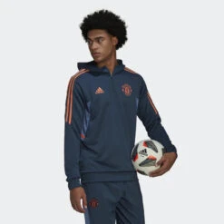 Sweat à Capuche Manchester United Condivo 2022/2023 - Bleu/Orange