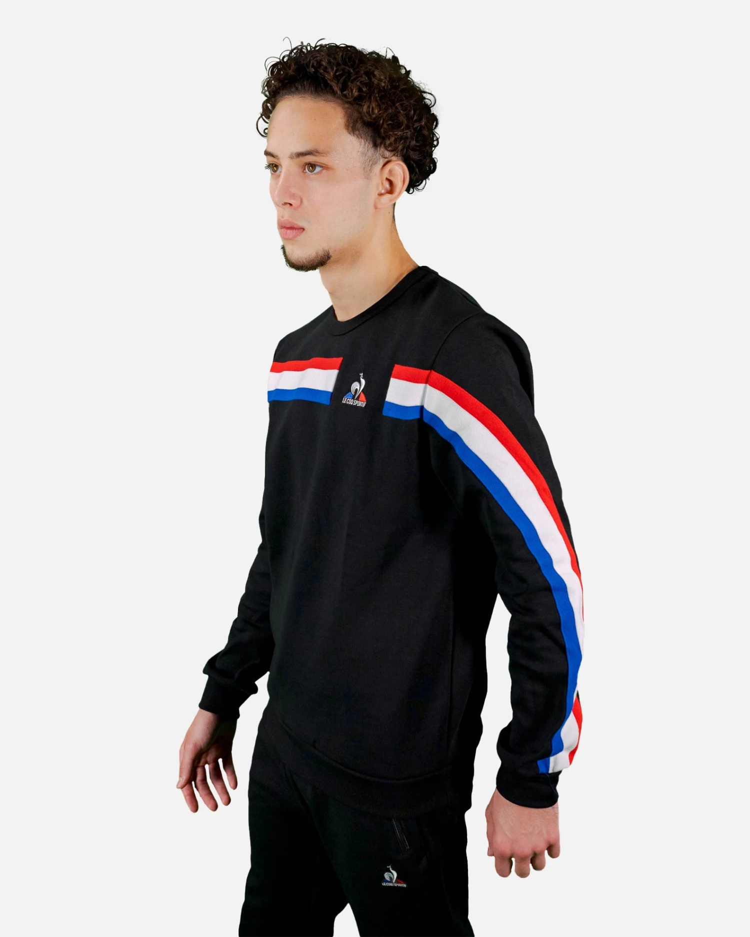 Sweat Le Coq Sportif Tricolore - Noir – Image 3