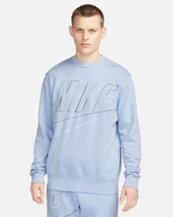 Sweat Nike Club Fleece+ - Bleu/Noir/Blanca