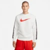Sweat Nike Sportswear Fleece - Beige/Rouge/Noira