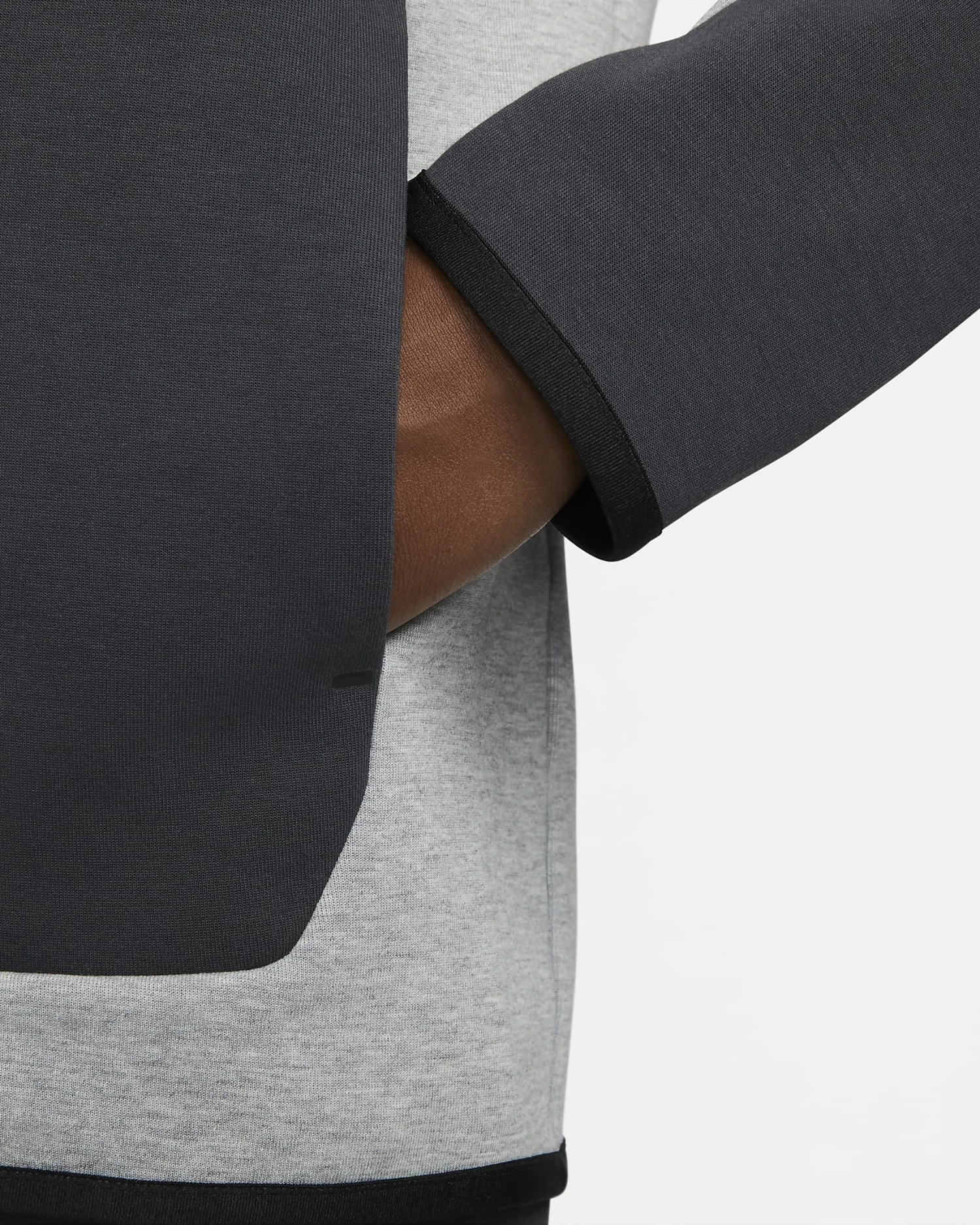 Veste Ă Capuche Nike Tech Fleece - Gris/Verta â Image 7