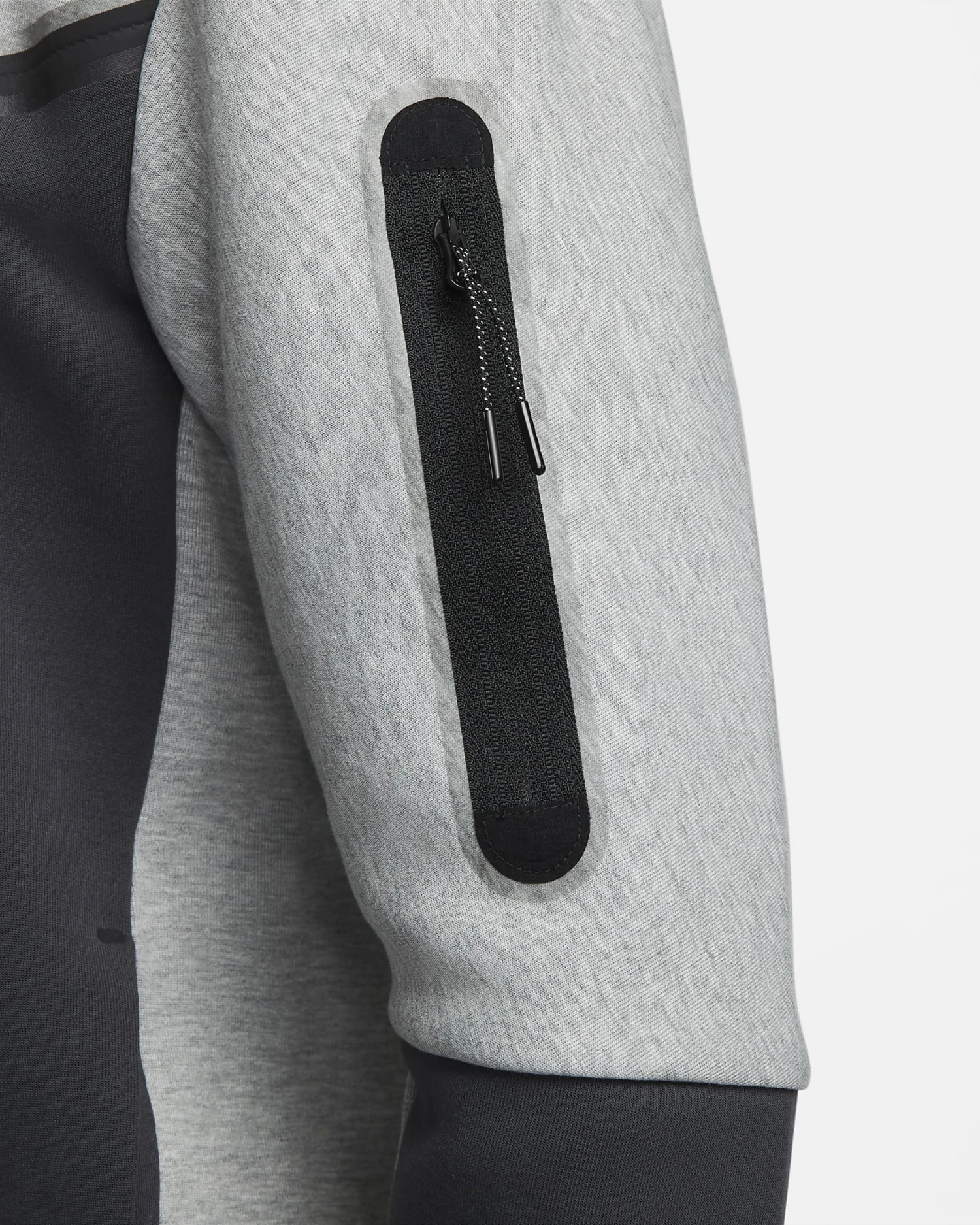 Veste Ă Capuche Nike Tech Fleece - Gris/Verta â Image 5