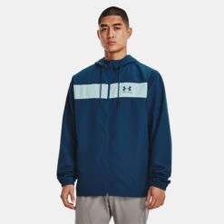 Veste à Capuche Under Armour Windbreaker - Bleu