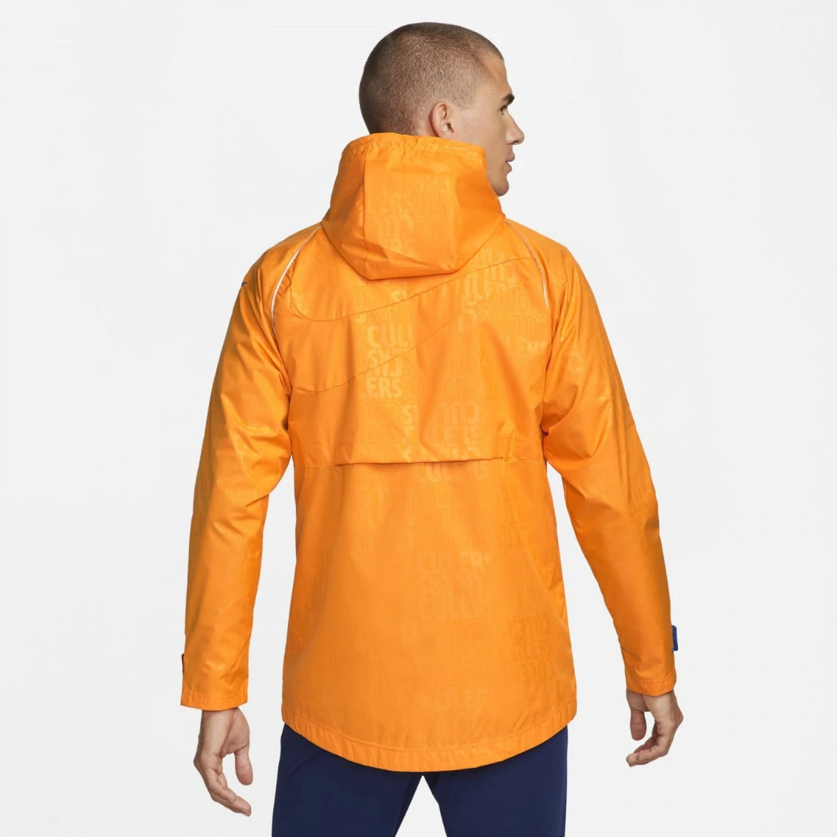 Veste Coupe-Vent FC Barcelone 2021/2022 - Orange â Image 2
