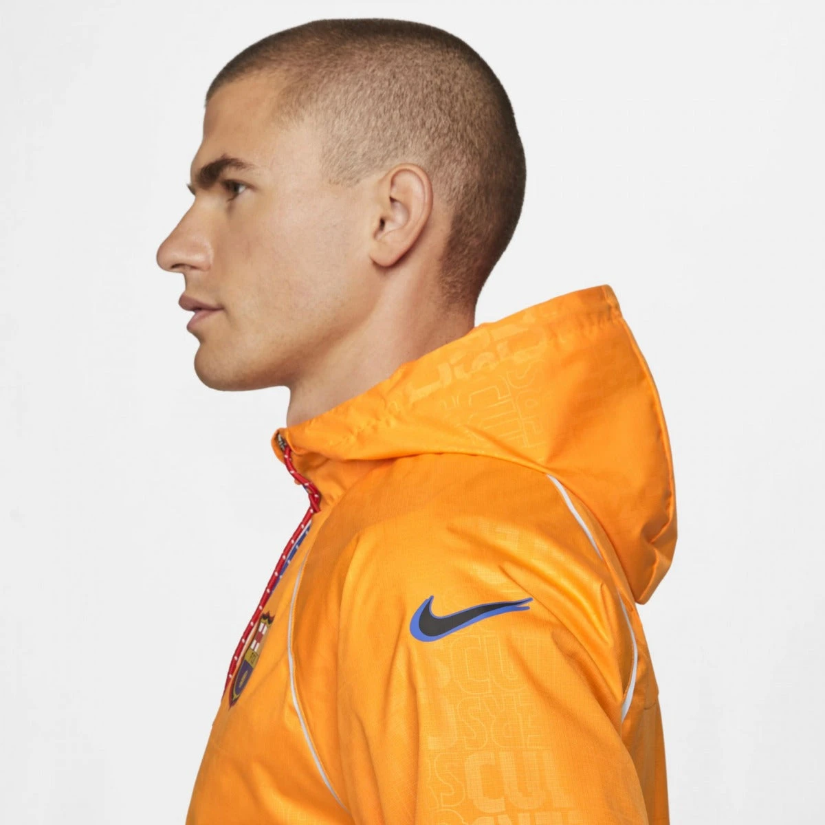 Veste Coupe-Vent FC Barcelone 2021/2022 - Orange â Image 3