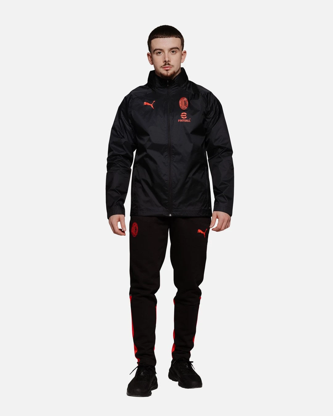 Veste Coupe-Vent Milan AC 2023/2024 - Noir/Rouge â Image 5