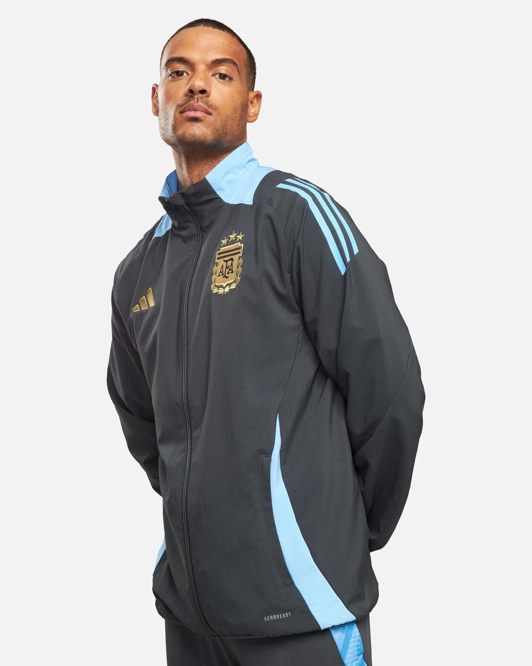 Veste De SurvĂȘtement Argentine 2024 - Gris/Bleu