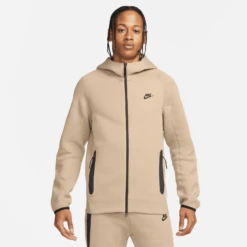 Veste Nike Tech Fleece Windrunner - Marrona