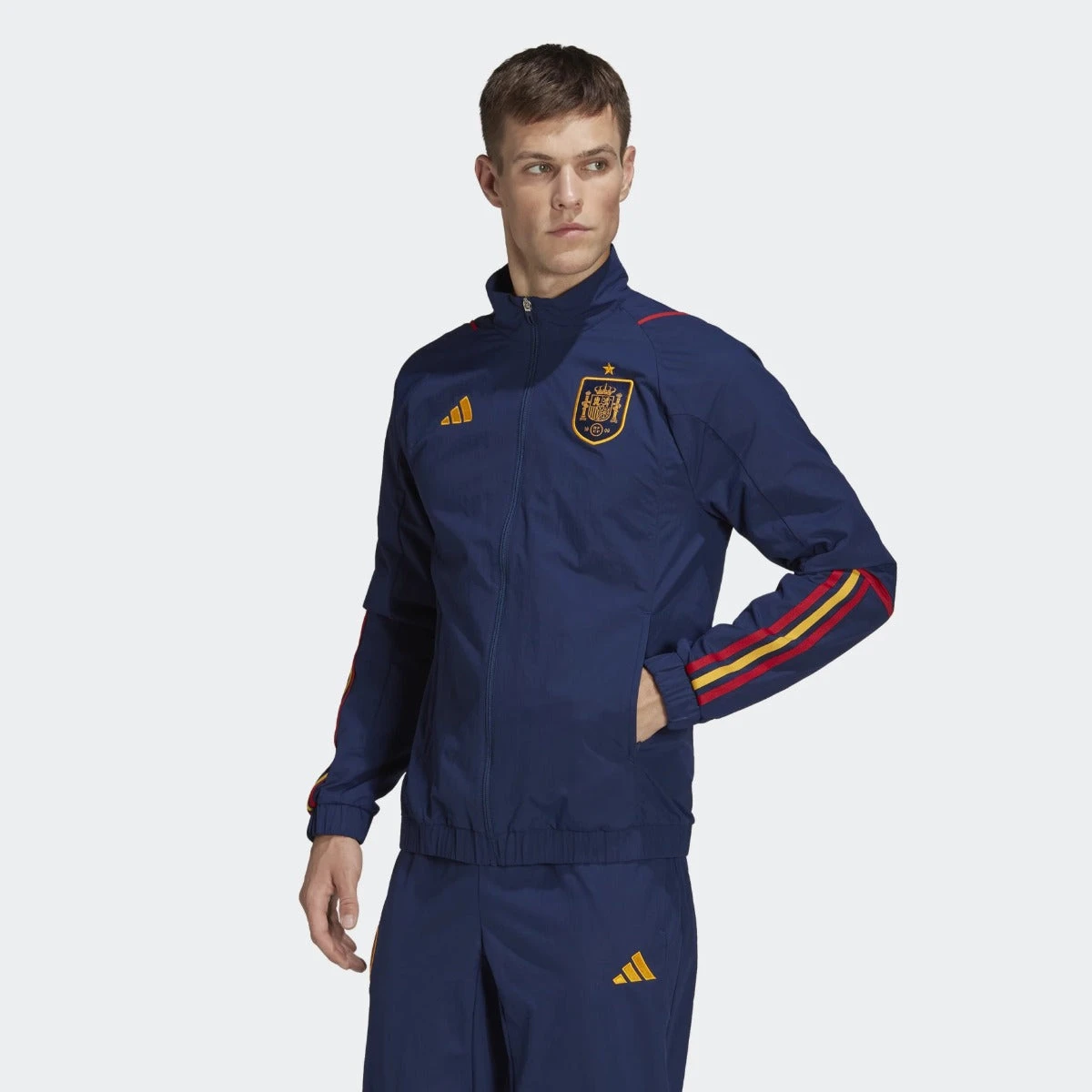 Veste De SurvĂȘtement Espagne 2022 - Bleu/Rouge/orange â Image 3